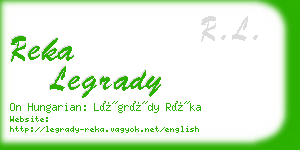 reka legrady business card